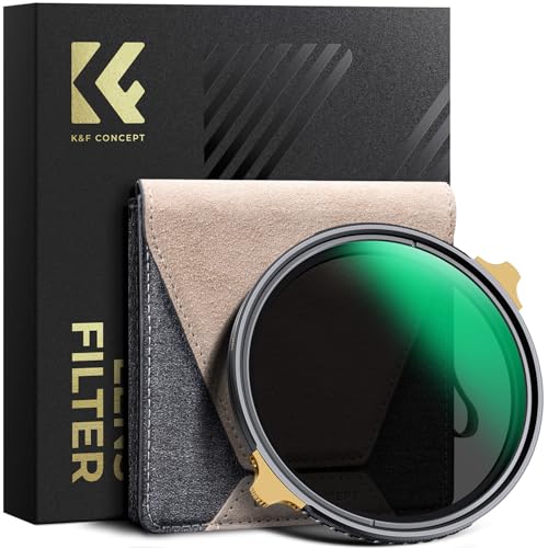 Amazon | K&F CONCEPT NDフィルター ND2-32 77mm 1-5段階減光